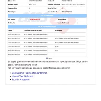 Aras Kargo Sorumsuz Bir Firma