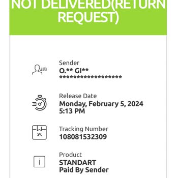 Yurtiçi Kargo Teslim Edilmeyen Kargo