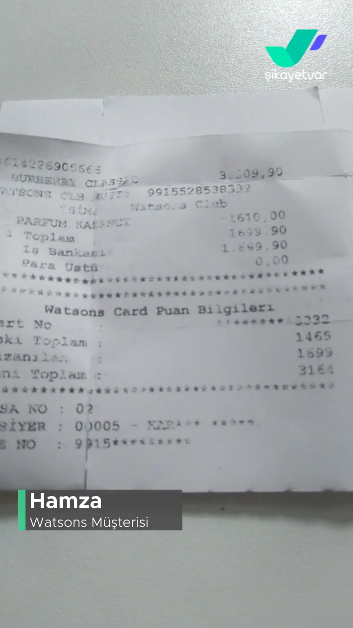 Watsons Giderilemeyen Mağduriyet videonun kapak resmi