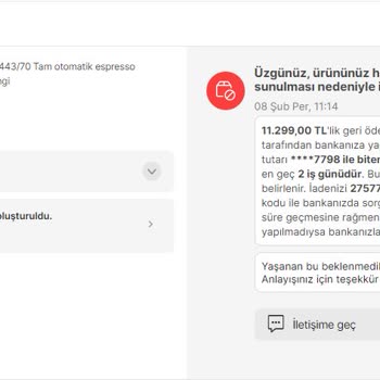 Hepsiburada-GALA Shop Ürün Tedarik Mağduriyeti