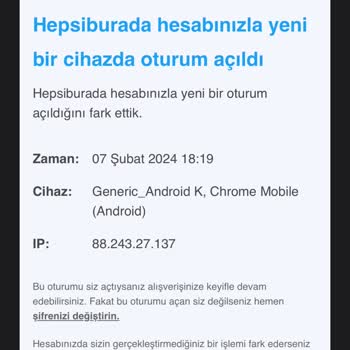 Hepsiburada'nın Güvenlik Açığı Yüzünden Hesabım Çalındı