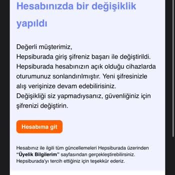 Hepsiburada'nın Güvenlik Açığı Yüzünden Hesabım Çalındı