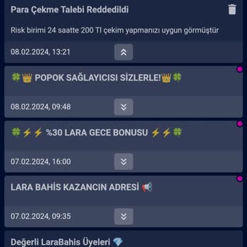 Lara Bahis Ödeme Yapmıyor