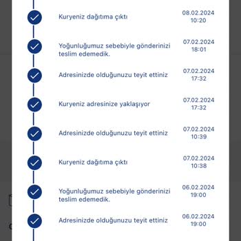 Aras Kargo Teslimatta Olan Kargomu Getir