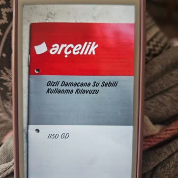 Arçelik Temizlik Ve Bakim İçin Servise Aldığı Sebili Kaybetti.!