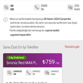 Vodafone 3+9 Taahhütleri Yüzünden Sürekli Faturam Katlanıyor