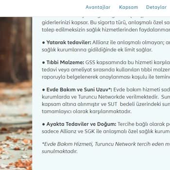 Allianz Sigorta Ayakta Tedavi Değil Ayakta Muayene!