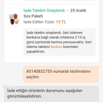 Trendyol Ve Burger King İade Yapıyorum Deyip Yapmaması