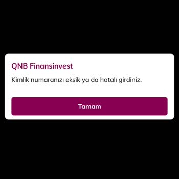 QNB İnvest Giriş Sorunu