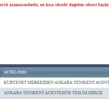 Kuryenet Kart Teslimatı Yapmıyor
