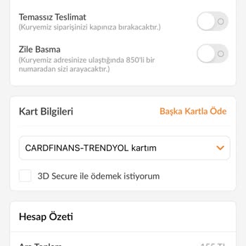 Trendyol CardFinans ParaPuan Kullanımı