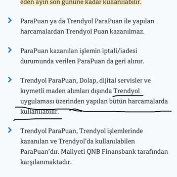 Trendyol CardFinans ParaPuan Kullanımı