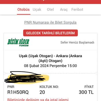 Bizim Iğdır Turizm Tekli Koltuk Sorunu Ve Sinir Bozucu Yolculuk