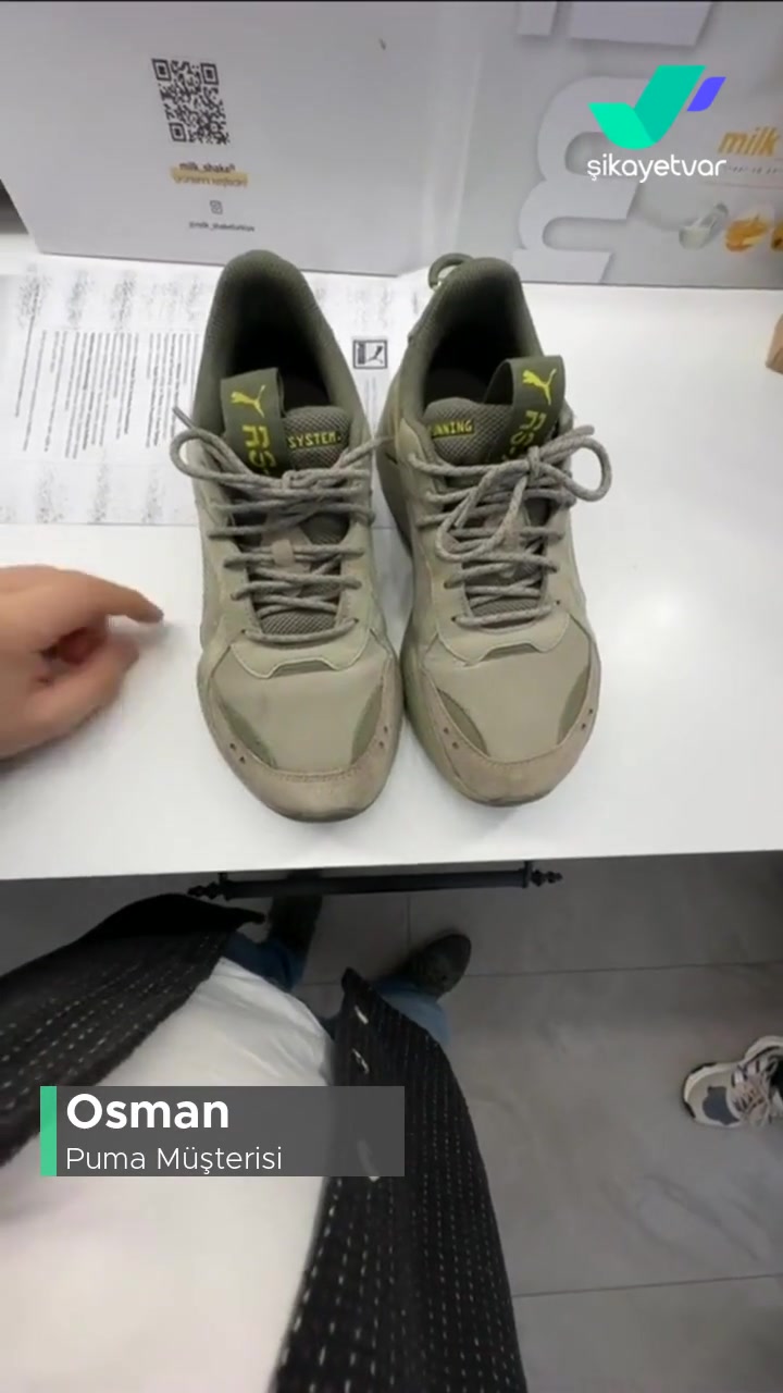 Puma Ayakkabı Kalitesizliği! videonun kapak resmi