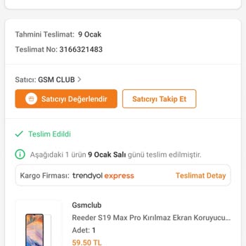 Trendyol'dan Sıfır Telefon Sipariş Ettim, İkinci El Kullanılmış Geldi.