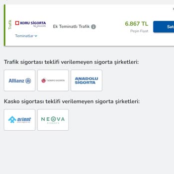 Koru Sigorta Onaylanmayan Zorunlu Trafik Sigortası