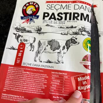 Şahin Sucukları Vakumlu Paket Pastırmada Yeşillenme Sorunu