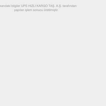 UPS Telefon Numarasına Ait Çağrı Kaydı Bulunmamaktadır