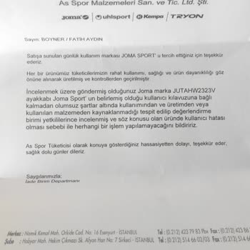Joma Türkiye Joma Çocuk Botu Burun Açılması