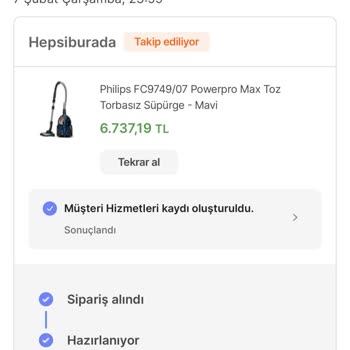 Hepsiburada Sipariş İptal Mahrumiyeti