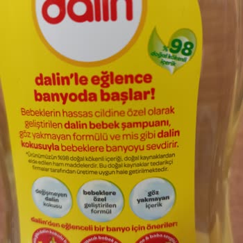 Dalin Bebek Şampuanı Göz Yakma Sorunu