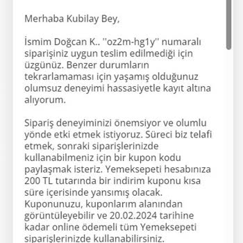 Yemeksepeti İskenderun'da Restoran Ve Online Sipariş Platformu Arasında Yaşanan İade Sorunu