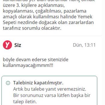 Yemeksepeti İskenderun'da Restoran Ve Online Sipariş Platformu Arasında Yaşanan İade Sorunu