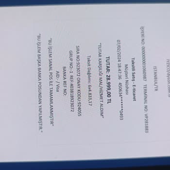 Dyson Sipariş Oluşmamasına Rağmen Hesabımdan 28 999 Lira Çekildi.