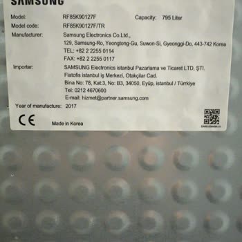 Samsung Gardırop Tipi RF85K9012 (100000 Liralık Mağduriyet)