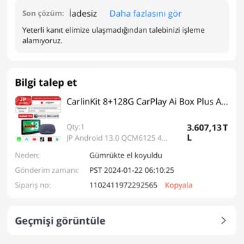 Aliexpress Den Şikayetçiyim Herkesi Uyarmak İsterim