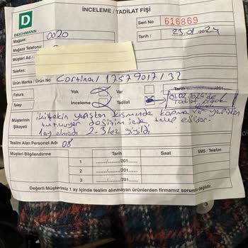 Deichmann Özensiz Ayakkabıyı Zedeleyen Tadilat