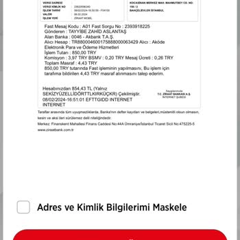 Tosla Hesap Güvenliği Ve Yanlış İşlem Şikayeti