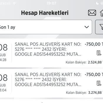 Google AdSense Googleads Kartımdan Para Çekmiş
