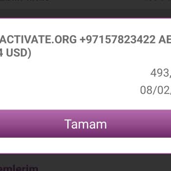 sms-activate.org Almadığım Bir Şeyin Parasını Aldılar Paramın İadesini İstiyorum