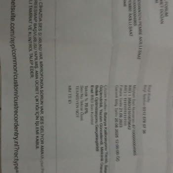 Reeder Tadilata Giden Saat Yapılmadan Gelmiş