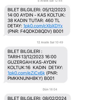 Pamukkale Turizm Pamukkale Firmasının Ekstra Bagaj Ücret Talebi