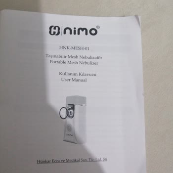Hünkar Medikal Nimo Marka Nebilizatör 3GÜN Kullanımdan Sonra Buhar Vermemeye Başladı