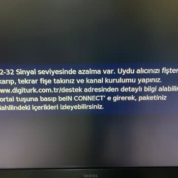 Digiturk Uydu Ve Dl - Ra Hataları