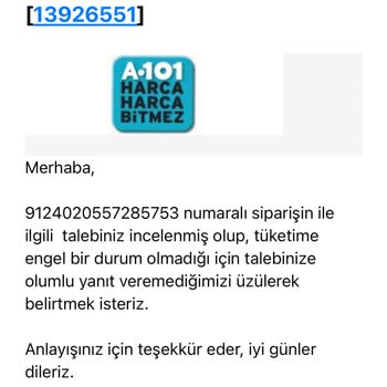 A101 Kapımda Uygulaması Mağduriyeti