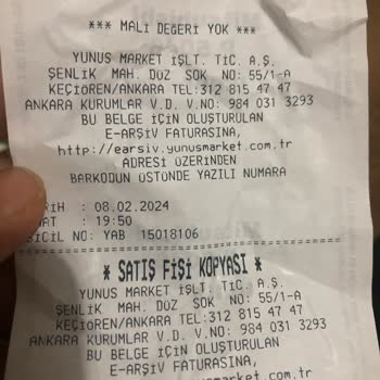 Yunus Market Marketten Alınan Bozuk Çikolatalar