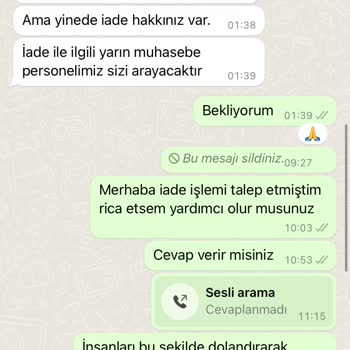 Gima Online Alışverişte Mağduriyet: Para İadesi Beklentisi