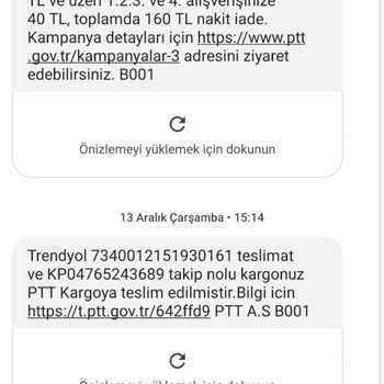 PTT Kargo Şirketi Kargomu Getirmedi