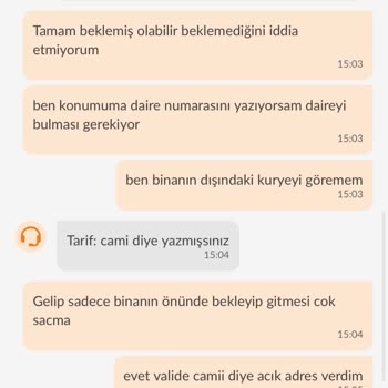Trendyol GO Sipariş İptal