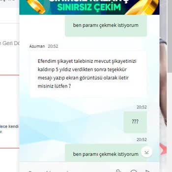 Betist Şikayeti Kaldırmazsan Oyun Oynatmayız, Paranı Vermeyiz.