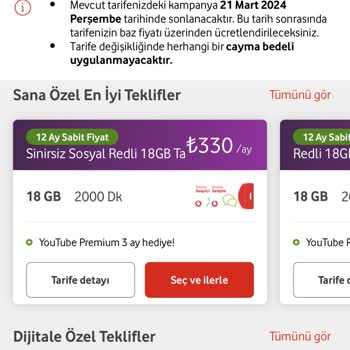 Vodafone Paket Değişikliği Onaylanmaması Mağduriyeti