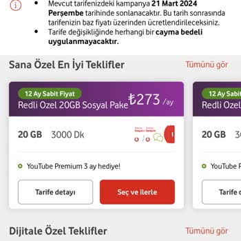 Vodafone Paket Değişikliği Onaylanmaması Mağduriyeti