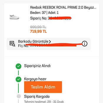 In Street'in Kargoya Hala Vermediği Ürünüm