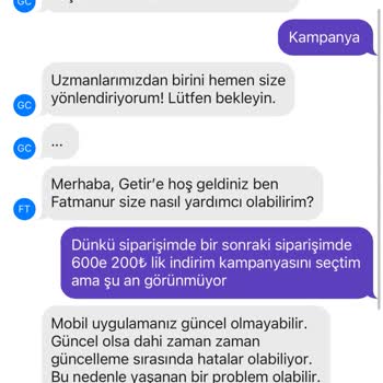 Getir Büyük İndirim Vadedip Alışveriş Sonrası Vermiyor