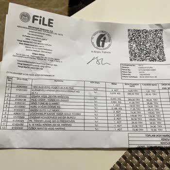 File Market Daha Paketinde Paramparça Olmuş Lavaş
