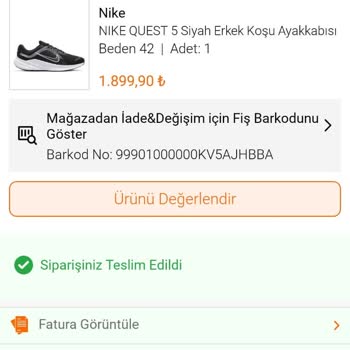Nike Kalitesiz Ürün Ve Sorumsuz Sarış